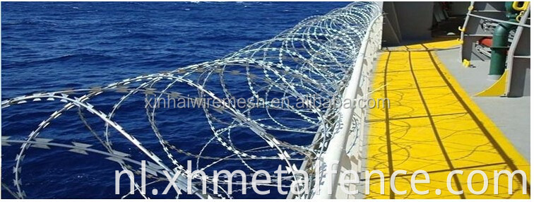 Concertina weergehouden gewicht per meter Oeganda Hot Dompel clips Razor Wire
